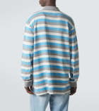 ERL Striped cotton polo shirt