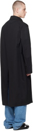Commission SSENSE Exclusive Black Trench Coat