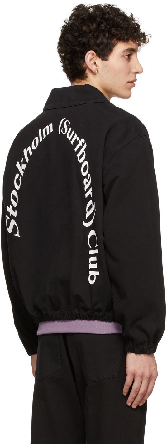 Stockholm (Surfboard) Club Black Organic Cotton Jacket