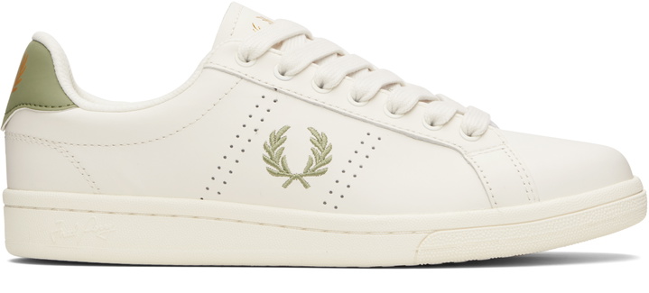 Photo: Fred Perry White B721 Leather Sneakers