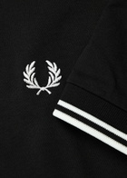 Fred Perry M1588 Black Cotton T-shirt