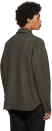 Giorgio Armani Gray Virgin Wool Jacket