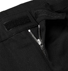 Fear of God - Belted Pleated Cotton-Twill Cargo Trousers - Black