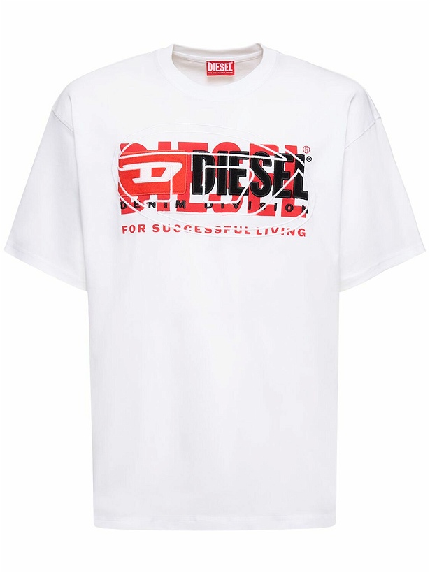 Photo: DIESEL - Logo Cotton Jersey Loose T-shirt