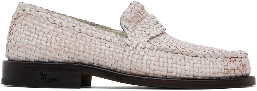 marni green loafers