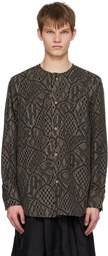 Andersson Bell Brown Leaf Shirt