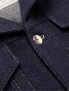 Brunello Cucinelli - Padded Cashmere Trucker Jacket - Blue