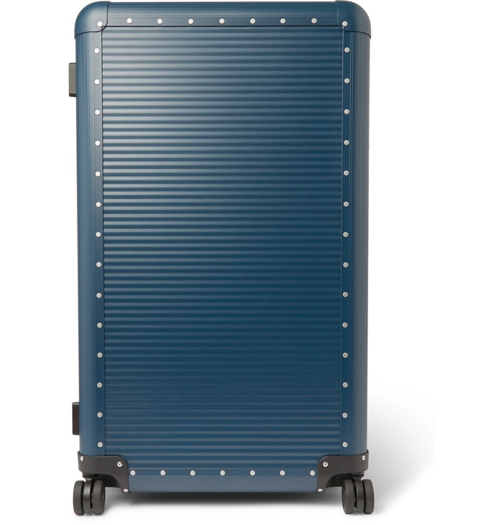 Photo: FPM Milano - Spinner 84cm Aluminium Suitcase - Blue