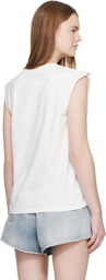 MM6 Maison Margiela Off-White Tank Top