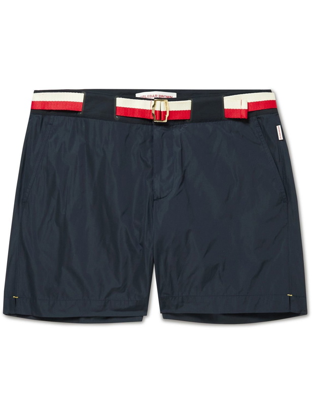 Photo: Orlebar Brown - Bulldog Mid-Length Belted Swim Shorts - Unknown