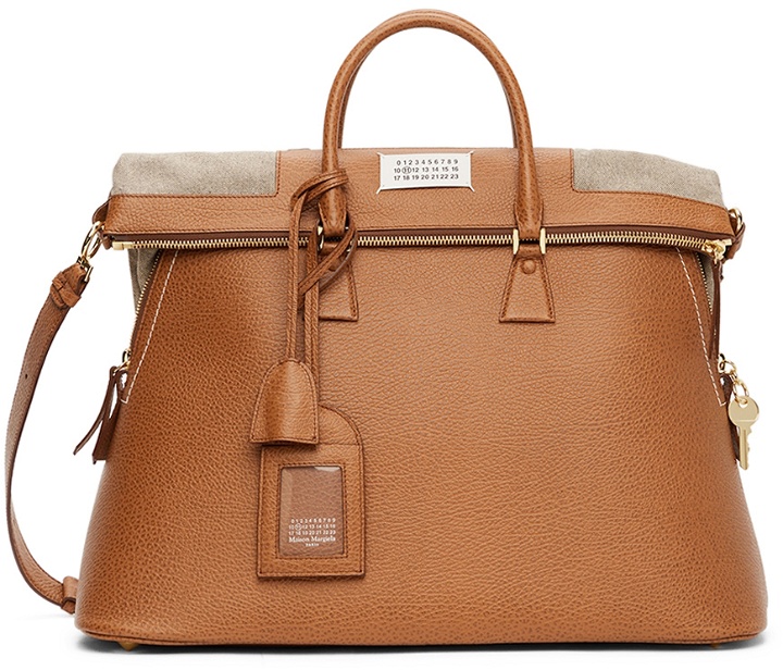 Photo: Maison Margiela Brown XL 5AC Messenger Bag