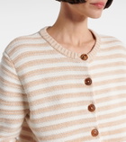 The Upside Isabeli striped cotton cardigan