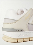Axel Arigato - Area Lo Mesh-Trimmed Leather Sneakers - White