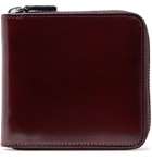 Il Bussetto - Polished-Leather Zip-Around Wallet - Burgundy