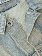 A.PRESSE - 1st Type Distressed Denim Jacket - Blue
