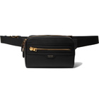 TOM FORD - Full-Grain Leather Belt Bag - Black