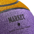 MARKET Men's Smiley Glitter Showtime Basketball in Multi