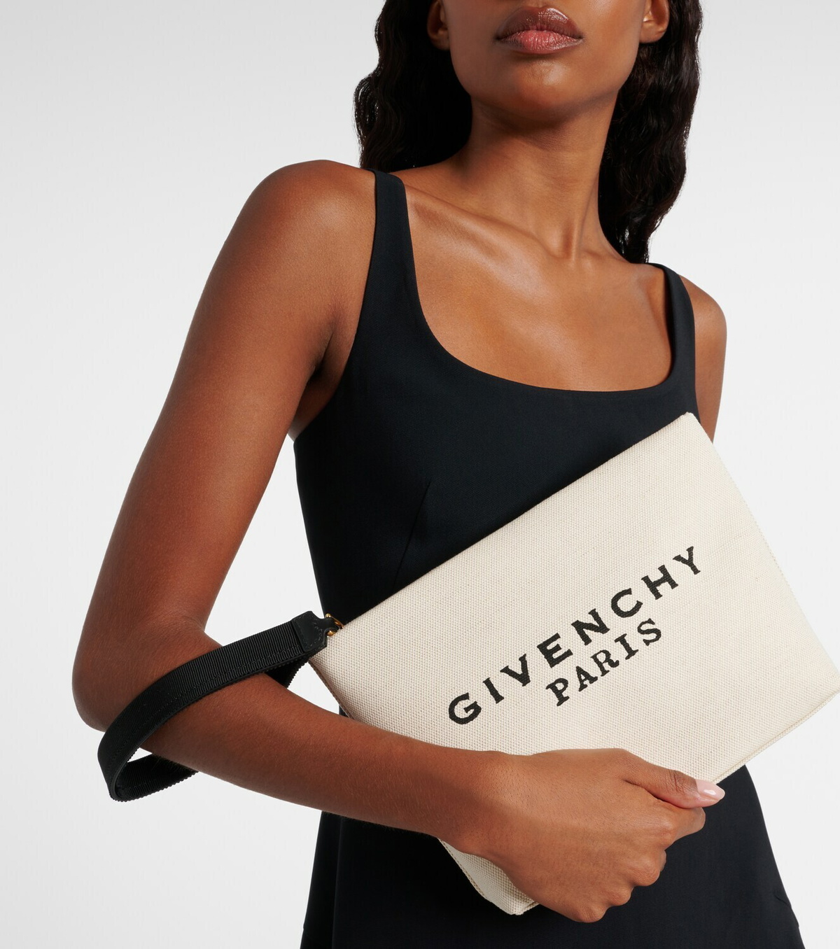 Givenchy Logo canvas pouch