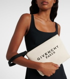 Givenchy Logo canvas pouch