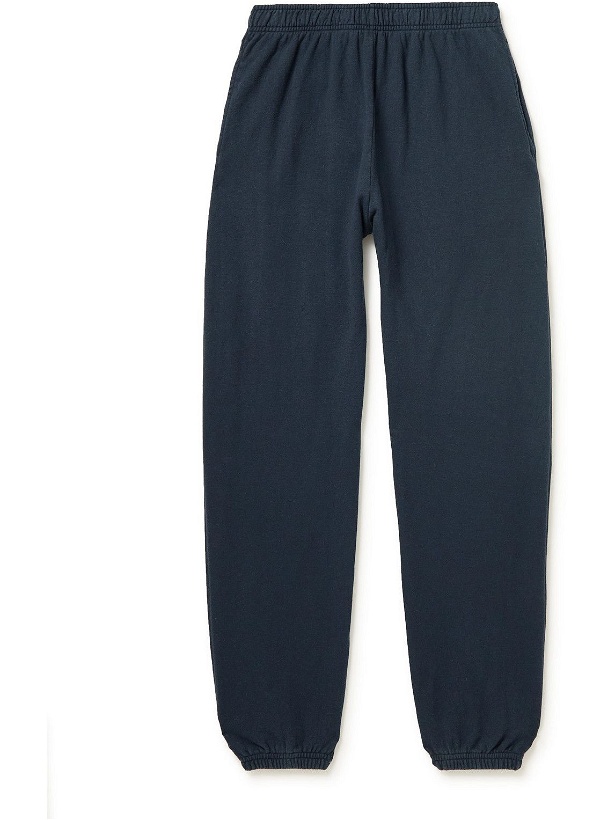 Photo: Jungmaven - Classic Straight-Leg Hemp and Organic Cotton-Blend Jersey Sweatpants - Blue
