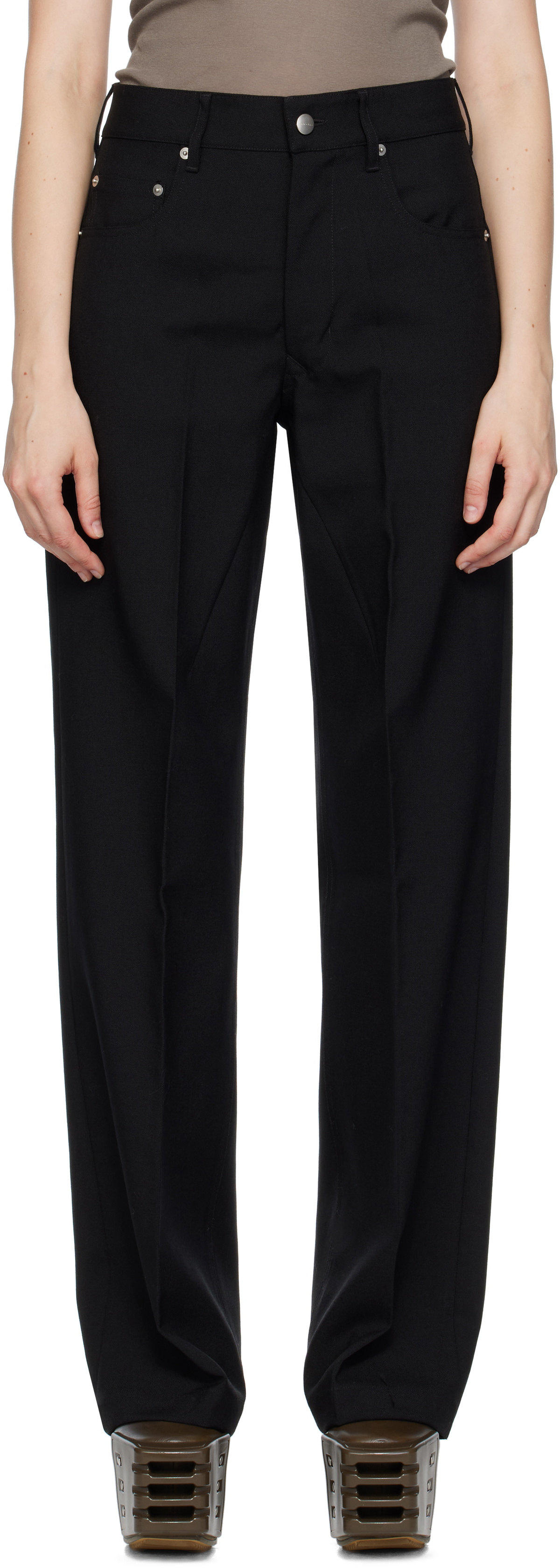 Rick Owens Black Concordians Geth Jeans Rick Owens