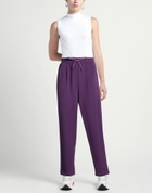 Manila Grace Womens Pants in Purple