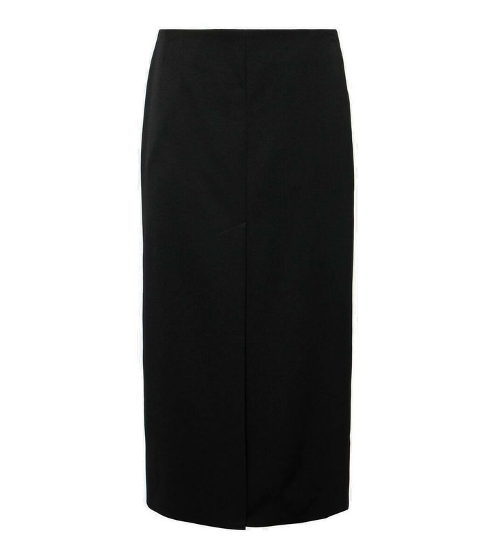 Photo: Nili Lotan Mariha virgin wool midi skirt