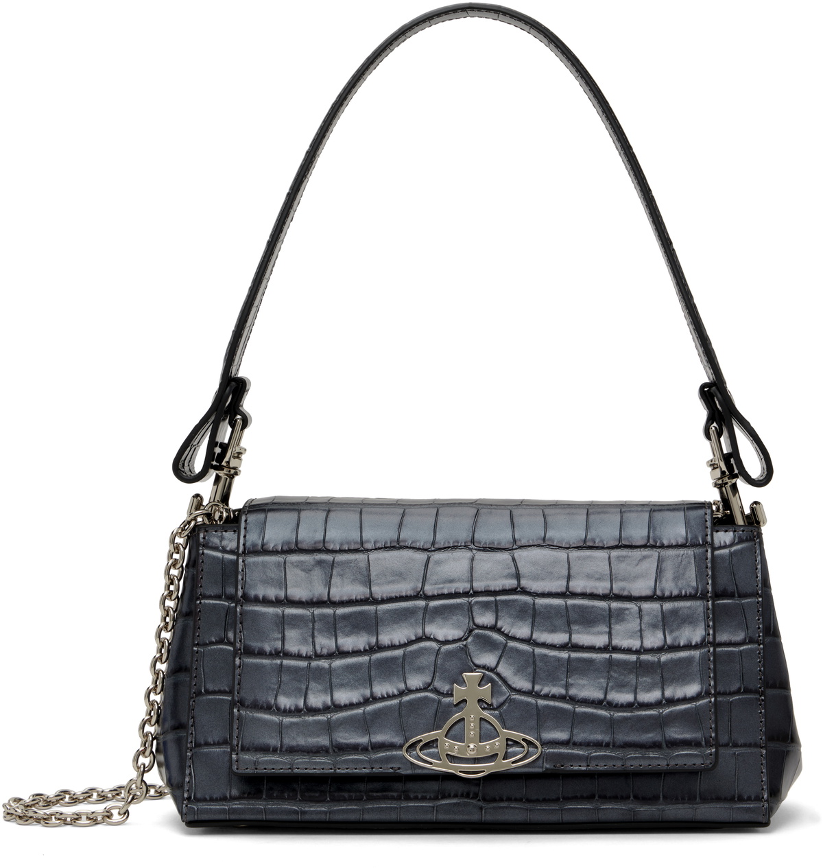 ★Vivienne Westwood★ Sam Cross Bag Black 4C020001US000DN403 Black Sam Crossbody Bag by Vivienne Westwood on Sale