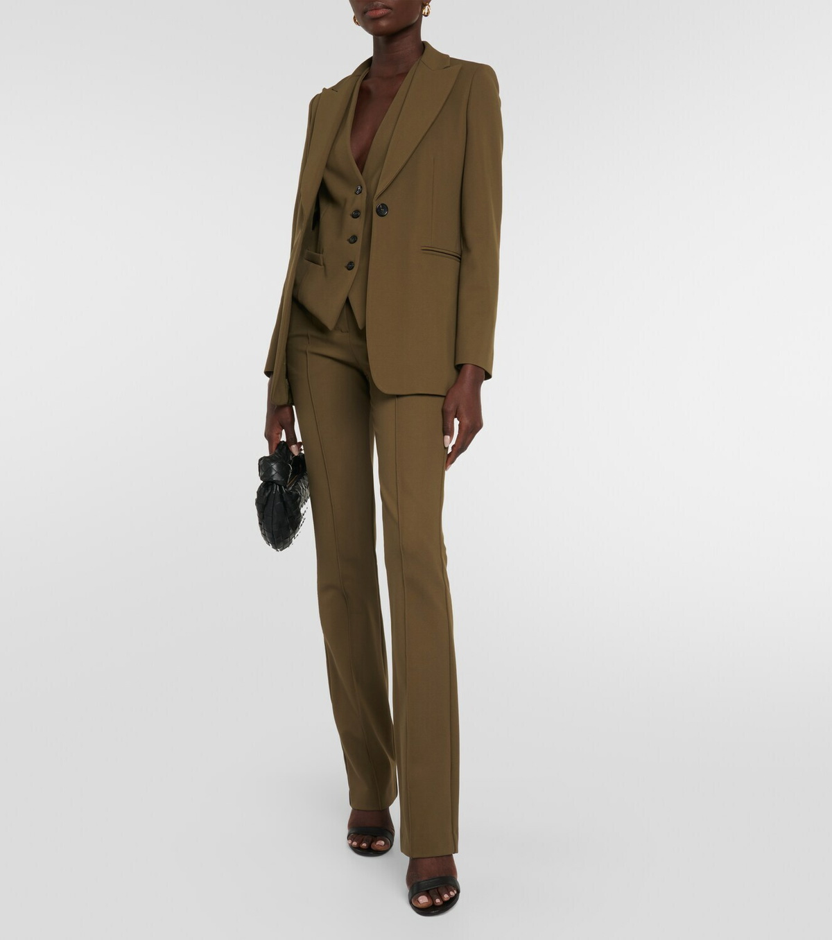 Max Mara Lari high-rise straight jersey pants Max Mara