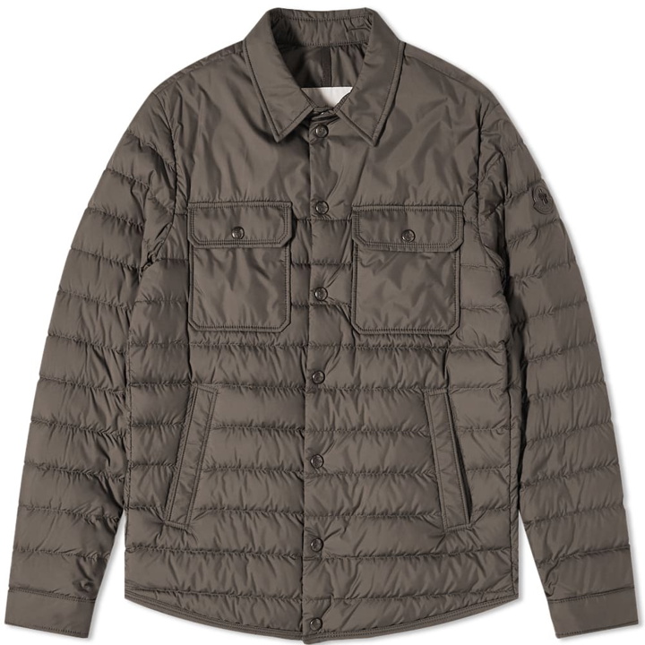 Photo: Moncler Men's Sanary Down Overshirt in Brown