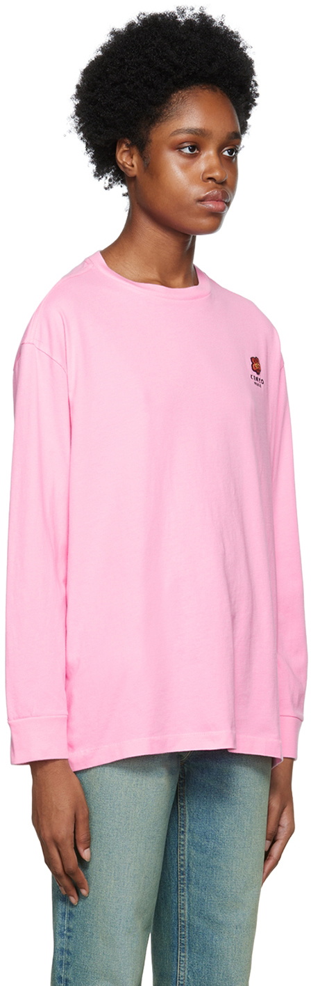 【BAON】Nikobo Flower Pigment Long Sleeve Tee Ginkgo Biloba - Ginkgo Tree Stem with Leaves - Lightweight
