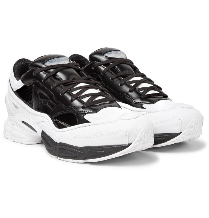 Photo: Raf Simons - adidas Originals Replicant Ozweego Sneakers - Men - White