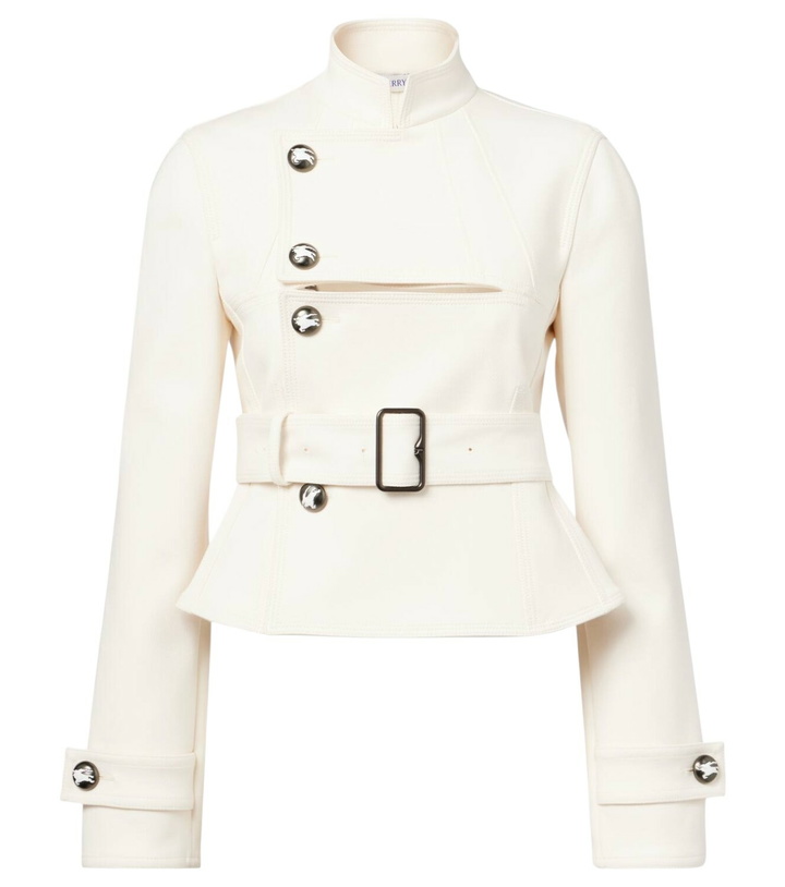 Photo: Burberry Belted cutout jacket