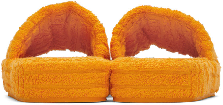 【関税込み】Bottega Veneta オレンジ Resort Sponge サンダル BOTTEGA VENETA 600$ Sponge Slide Sandals - Tangerine Orange