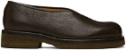 LEMAIRE Brown Piped Loafers