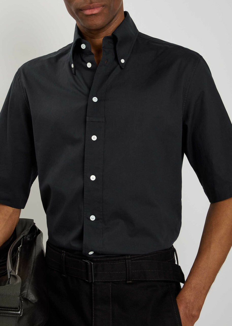 Lemaire Cotton Shirt Navy