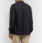 Barena - Voile Half-Zip Shirt - Blue