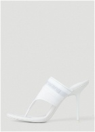 Sienna Thong High Heels in White
