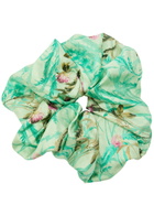 LA Double J Giga Printed Silk Scrunchie - Multicoloured - One Size