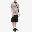 Butter Goods Men's Thomas Stripe T-Shirt in White/Red/Forest