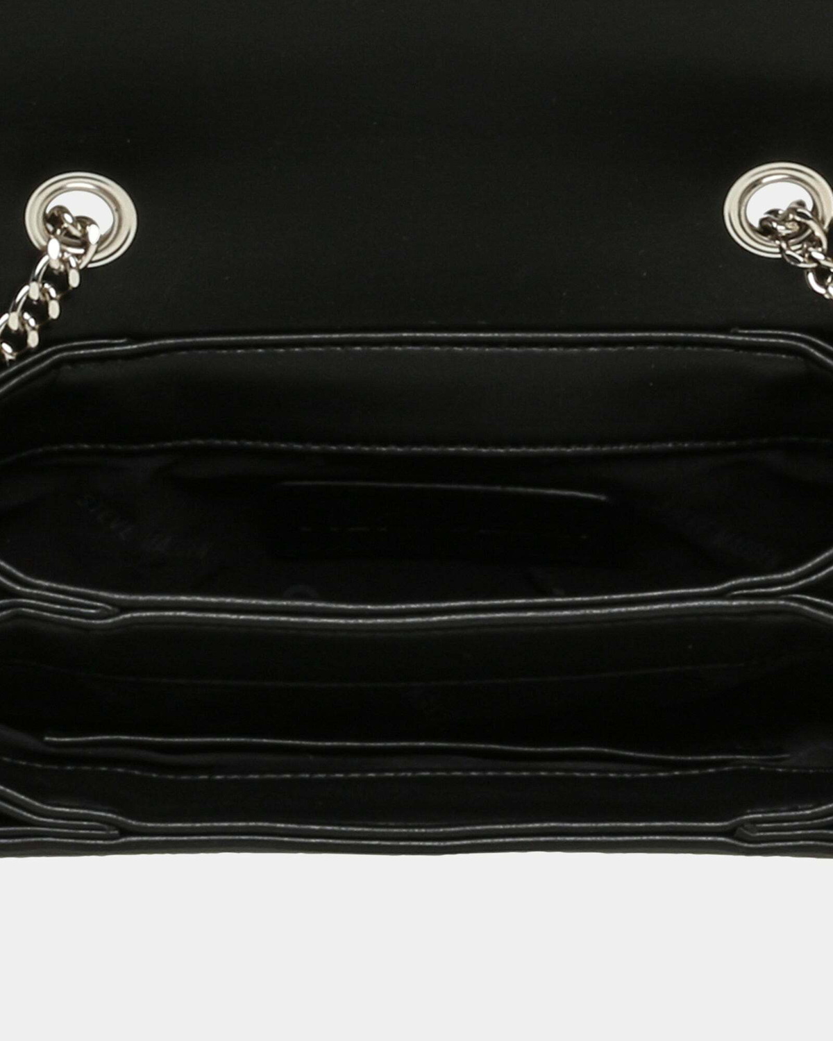 Steve Madden Bsaucerr Bag in Black Satin
