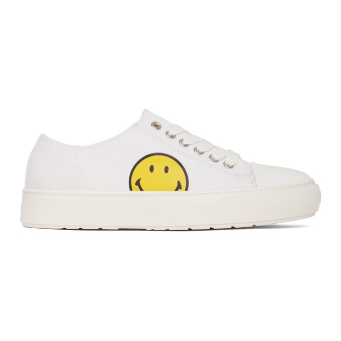 Photo: Joshua Sanders White Smiley Edition Low-Top Sneakers