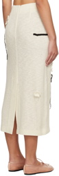 Kijun Off-White Sophie Maxi Skirt