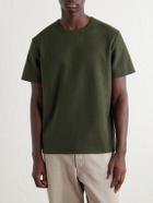 FRAME - Cotton-Jacquard T-Shirt - Green
