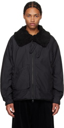 Engineered Garments Black Twill B3 Bomber Jacket
