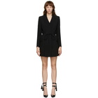 Valentino Black Wool and Silk Blazer Dress