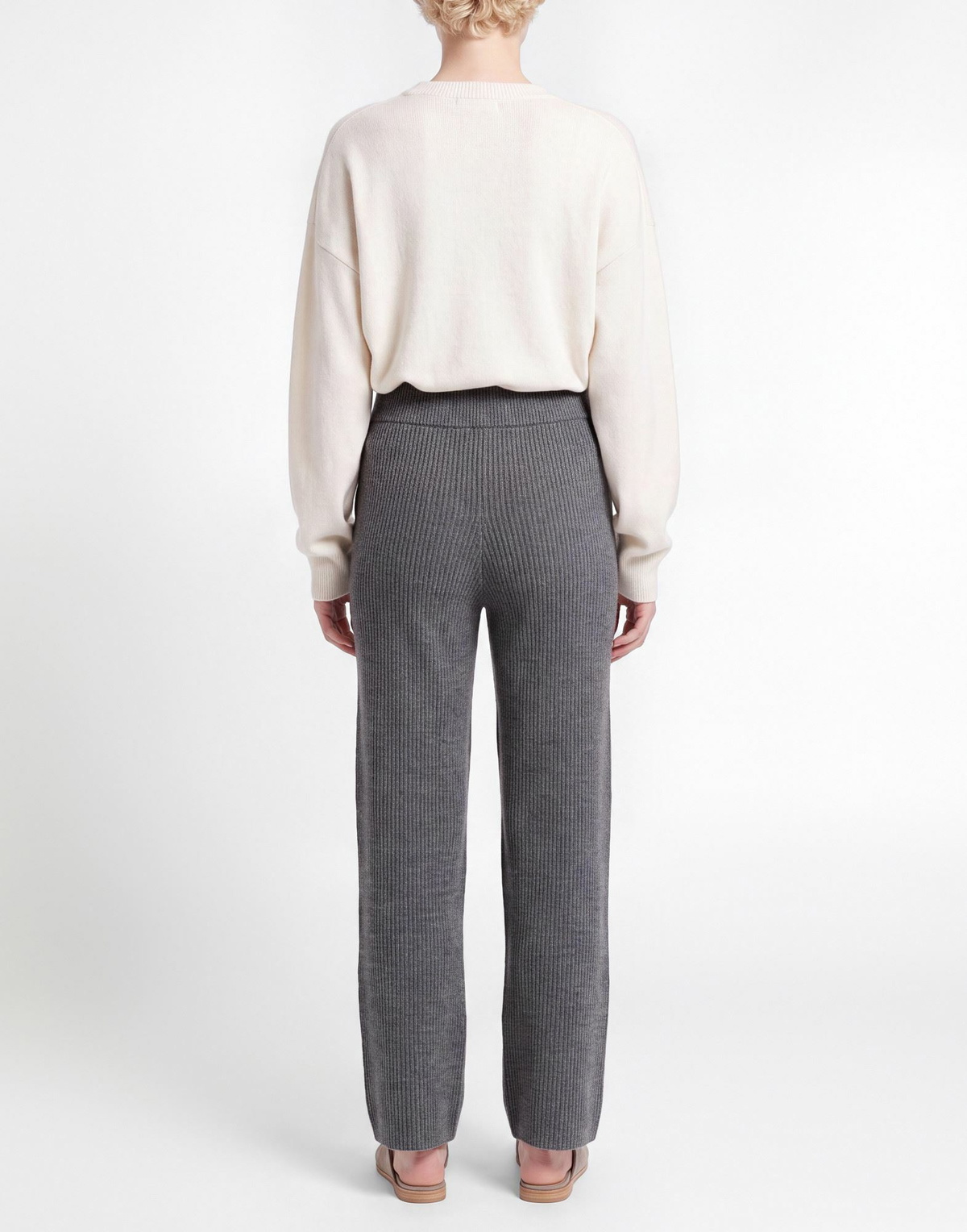 Roberto Collina Womens Pants in Grey
