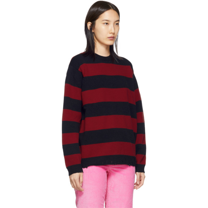 Marc Jacobs Red The Grunge Crewneck Sweater Marc Jacobs