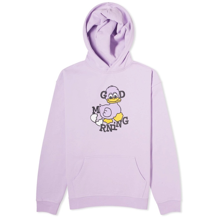 Photo: Good Morning Tapes Men's Duck Hoody in Lavender