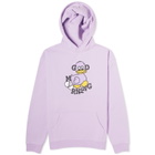 Good Morning Tapes Men's Duck Hoody in Lavender